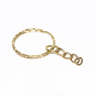 Основа для брелока 25мм, золото